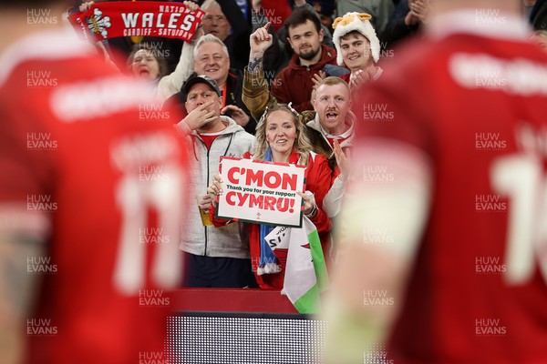140326 - Wales v Italy - Guinness Six Nations Championship - Fans