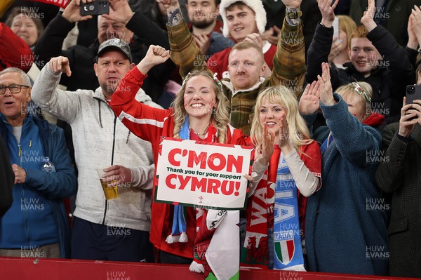 140326 - Wales v Italy - Guinness Six Nations Championship - Fans