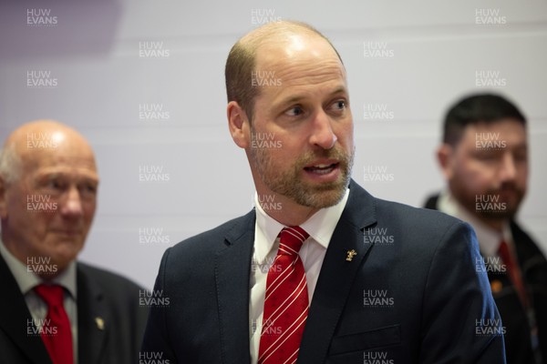 140326 - Wales v Italy, Guinness Six Nations 2026 - HRH The Prince of Wales arrives at the Principality Stadium ahead of Wales v Italy