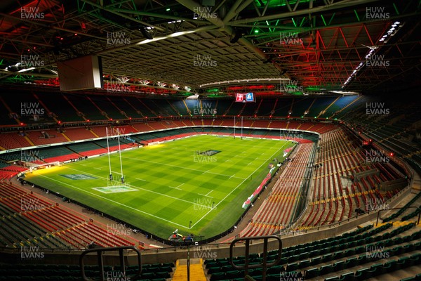140326 - Wales v Italy - Guinness Six Nations - General view inside Principality Stadium before the match