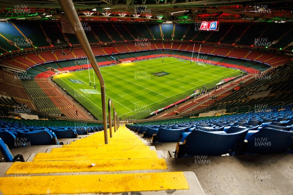 140326 - Wales v Italy - Guinness Six Nations - General view inside Principality Stadium before the match