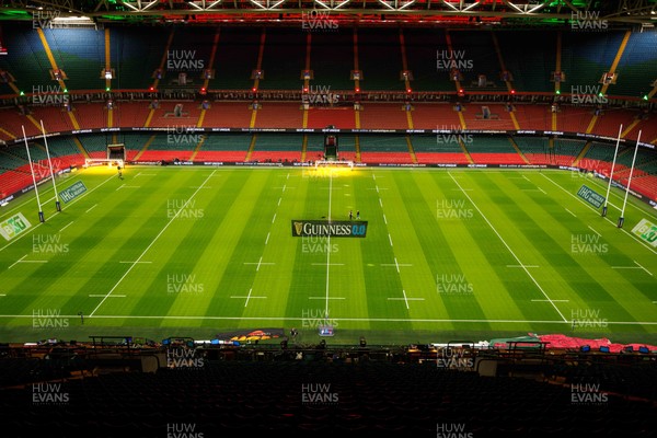 140326 - Wales v Italy - Guinness Six Nations - General view inside Principality Stadium before the match