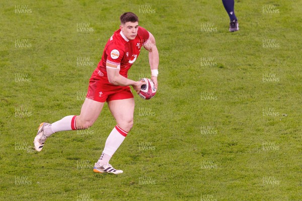 140326 - Wales v Italy - Guinness Six Nations - Joe Hawkins of Wales