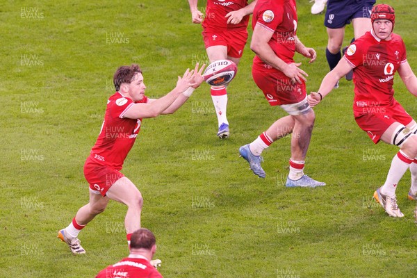 140326 - Wales v Italy - Guinness Six Nations - Dan Edwards of Wales