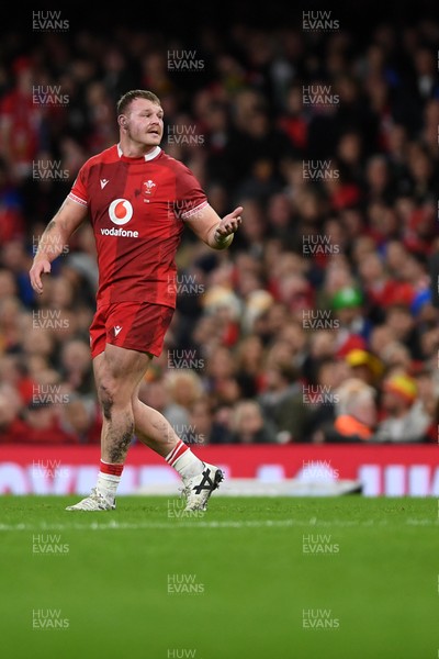 140326 - Wales v Italy - Guinness Men's Six Nations - Dewi Lake of Wales