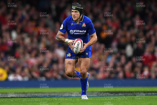 140326 - Wales v Italy - Guinness Men's Six Nations - Juan Ignacio Brex of Italy