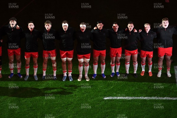 140326 - Wales v Italy - Guinness Men's Six Nations - Wales anthem