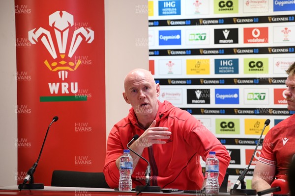 140326 - Wales v Italy - Guinness Men's Six Nations - Wales head coach, Steve Tandy speaks in the post match press conference  