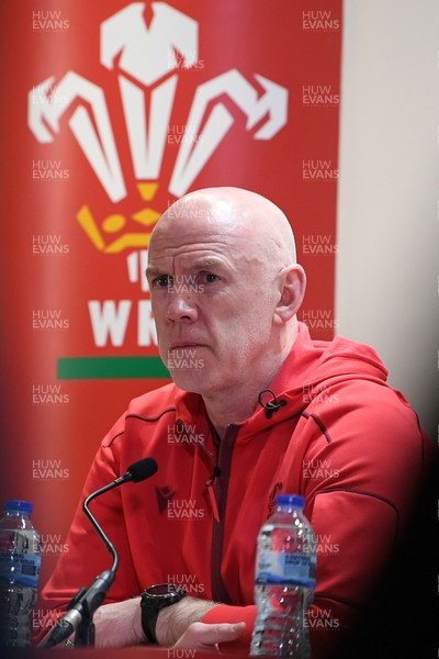 140326 - Wales v Italy - Guinness Men's Six Nations - Wales head coach, Steve Tandy speaks in the post match press conference  