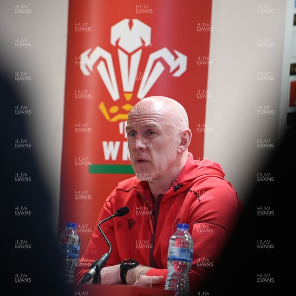 140326 - Wales v Italy - Guinness Men's Six Nations - Wales head coach, Steve Tandy speaks in the post match press conference  