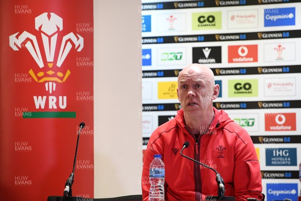 140326 - Wales v Italy - Guinness Men's Six Nations - Wales head coach, Steve Tandy speaks in the post match press conference  