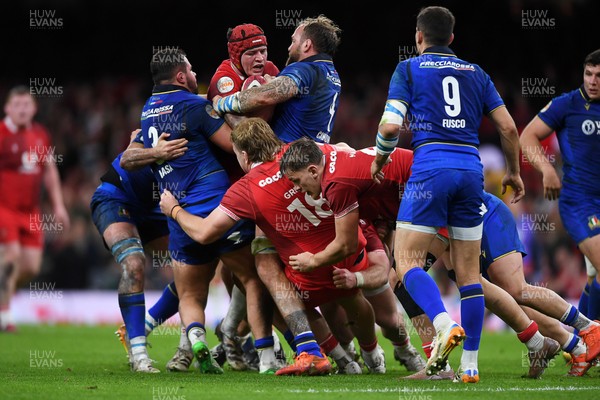 140326 - Wales v Italy - Guinness Men's Six Nations - James Botham of Wales