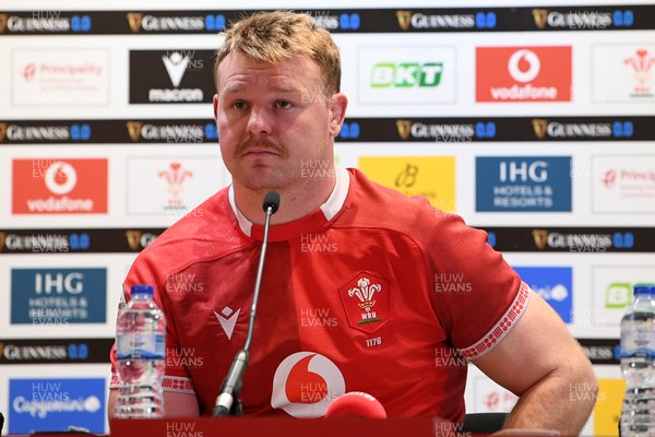 140326 - Wales v Italy - Guinness Men's Six Nations - Dewi Lake of Wales speaks in the post match press conference  