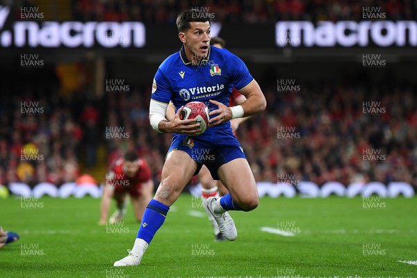 140326 - Wales v Italy - Guinness Men's Six Nations - Alessandro Fusco of Italy