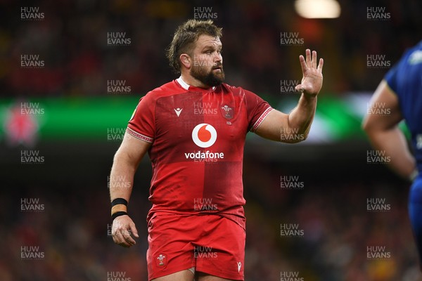 140326 - Wales v Italy - Guinness Men's Six Nations - Tomas Francis of Wales