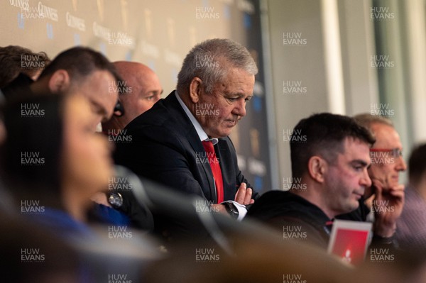 160324 - Wales v Italy - Guinness Six Nations - Wales Coach Warren Gatland looks on during the game  