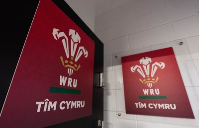 170526 - Wales v Italy, 2026 Guinness Women’s 6 Nations - Wales changing room branding ahead of the match