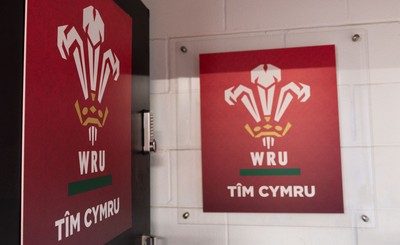 170526 - Wales v Italy, 2026 Guinness Women’s 6 Nations - Wales changing room branding ahead of the match