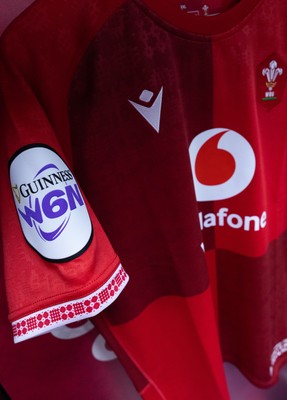 170526 - Wales v Italy, 2026 Guinness Women’s 6 Nations - Wales match jerseys hang in the changing room ahead of the match