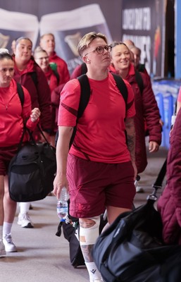 170526 - Wales v Italy, 2026 Guinness Women’s 6 Nations - Donna Rose of Wales arrives at the stadium