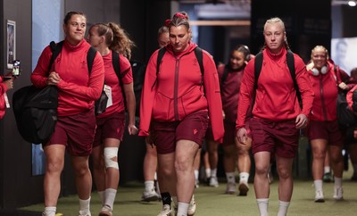 170526 - Wales v Italy, 2026 Guinness Women’s 6 Nations - The Wales team arrive at the stadium