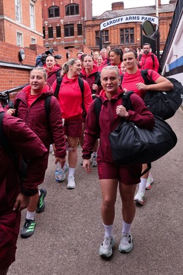 170526 - Wales v Italy, 2026 Guinness Women’s 6 Nations - Seren Singleton of Wales arrives at the stadium
