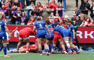 170526 - Wales v Italy, 2026 Guinness Women’s 6 Nations - Wales power over for their third try