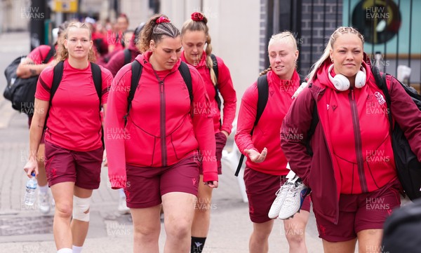 170526 - Wales v Italy, 2026 Guinness Women’s 6 Nations - The Wales team arrive at the stadium