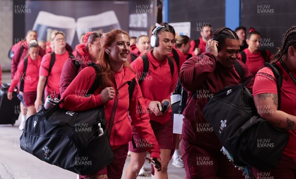 170526 - Wales v Italy, 2026 Guinness Women’s 6 Nations - Georgia Evans of Wales arrives at the stadium