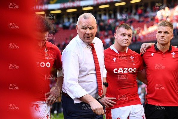 190322 - Wales v Italy - Guinness Six Nations - Wales head coach Wayne Pivac after the game