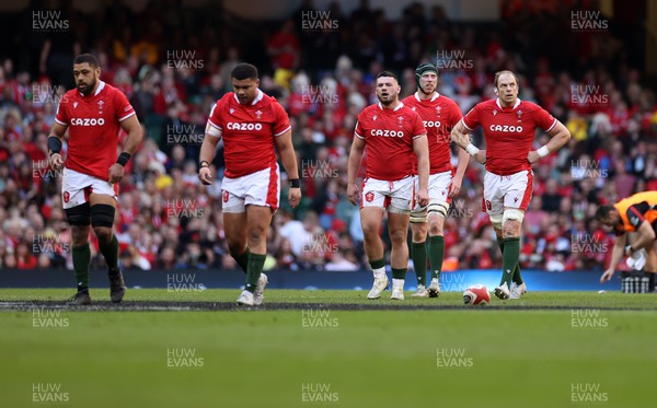 190322 - Wales v Italy - Guinness 6 Nations - Dejected Wales