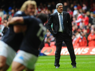 20.03.10 - Six Nations Rugby, Wales v Italy Italy coach Nick Mallett 