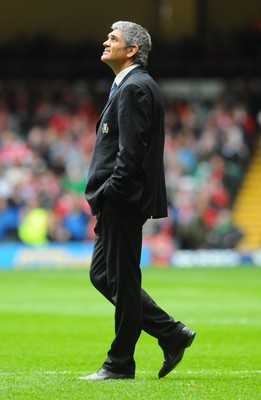 20.03.10 - Six Nations Rugby, Wales v Italy Italy coach Nick Mallett 