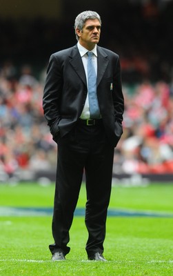 20.03.10 - Six Nations Rugby, Wales v Italy Italy coach Nick Mallett 