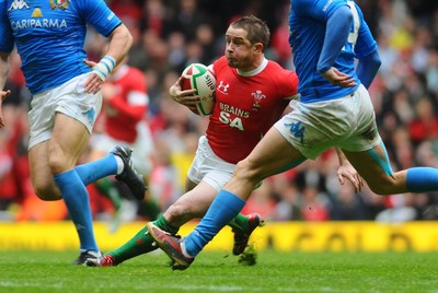 20.03.10 - Six Nations Rugby, Wales v Italy Wales' Shane Williams 
