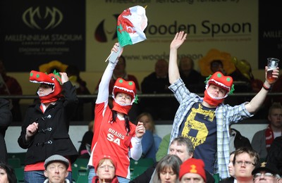 20.03.10 - Six Nations Rugby, Wales v Italy Wales rugby fans 