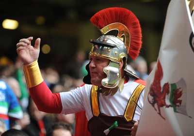 20.03.10 - Six Nations Rugby, Wales v Italy Wales rugby fans 