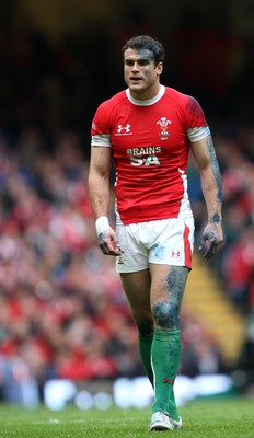20.03.10 ... Wales v Italy, RBS 6 Nations 2010 -  Wales' Jamie Roberts    