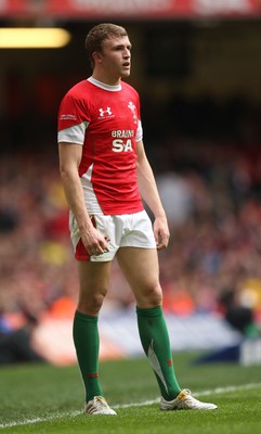 20.03.10 ... Wales v Italy, RBS 6 Nations 2010 -  Wales' Tom Prydie  