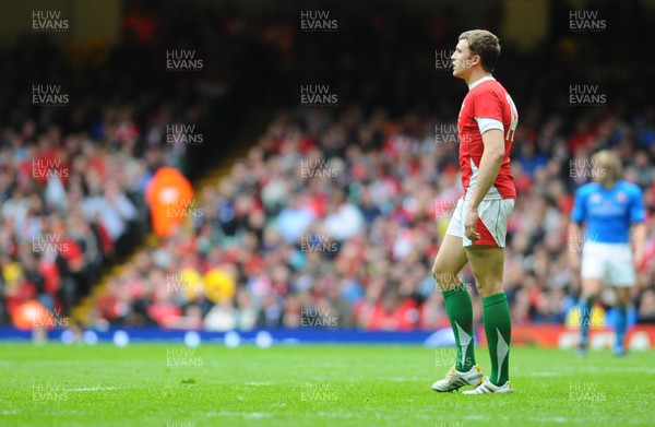 20.03.10 - Six Nations Rugby, Wales v Italy Wales' youngest ever cap, Tom Prydie 