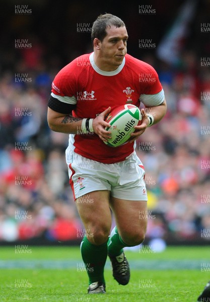 20.03.10 - Six Nations Rugby, Wales v Italy Wales' Paul James 