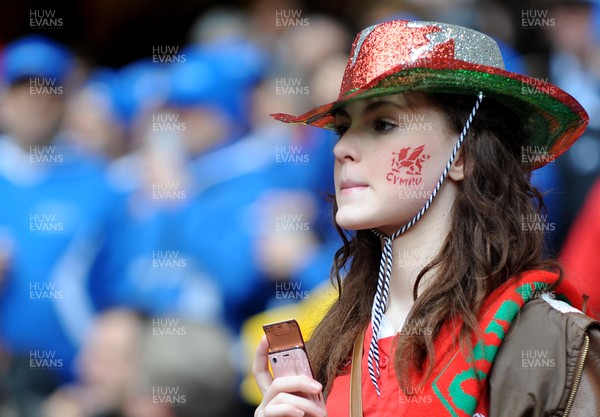 20.03.10 - Six Nations Rugby, Wales v Italy Wales rugby fans 