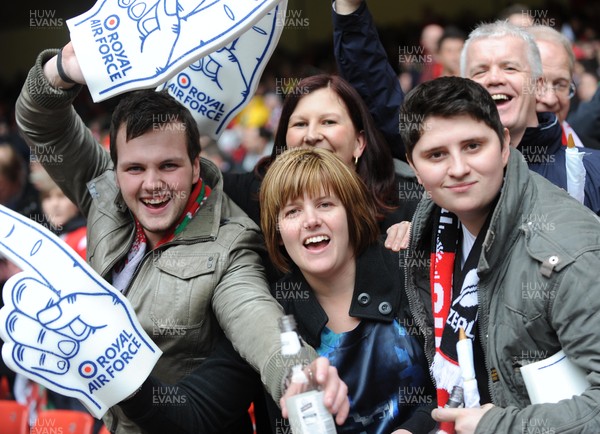 20.03.10 - Six Nations Rugby, Wales v Italy Wales rugby fans 