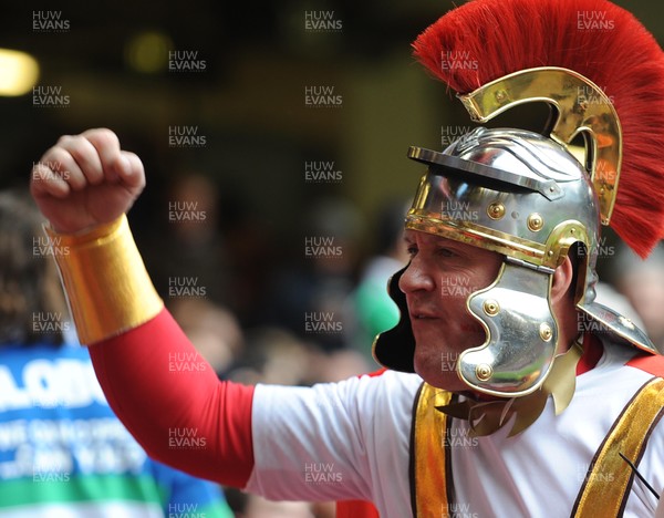 20.03.10 - Six Nations Rugby, Wales v Italy Wales rugby fans 
