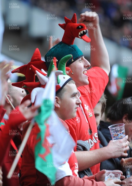 20.03.10 - Six Nations Rugby, Wales v Italy Wales fans 