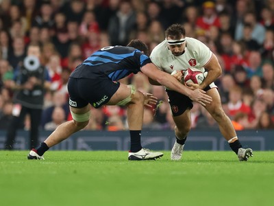 151125 - Wales v Japan, Quilter Nations Series - Liam Belcher of Wales