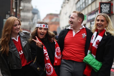 151125 - Wales v Japan - Quilter Nations Series - Fans outside the stadium