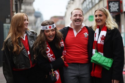 151125 - Wales v Japan - Quilter Nations Series - Fans outside the stadium