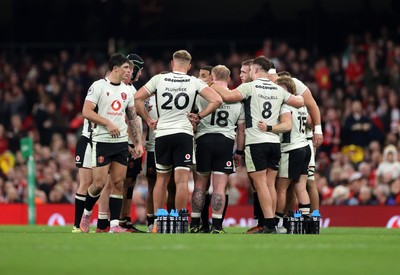 151125 - Wales v Japan - Quilter Nations Series - Wales huddle