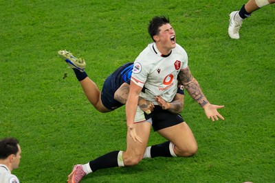 151125 - Wales v Japan - Quilter Nations Series - Louis Rees-Zammit of Wales 